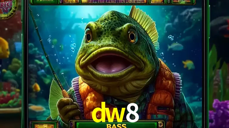 Personagem de peixe pescador do popular jogo de slot com tema de pescaria, uma das emocionantes opções de caça-níqueis para jogar e ganhar no cassino dw8.